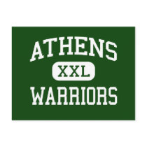 Athens - Warriors - High School - Athens Illinois Post Card