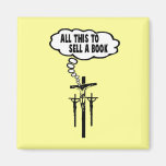 Athiest bible fridge magnet