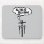 Athiest bible mouse pad