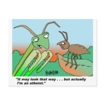 Athiest praying mantis
