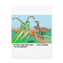 Athiest praying mantis
