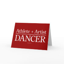 Athlete + Artist = Dancer Cards