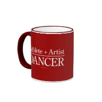 Athlete + Artist = Dancer Mugs