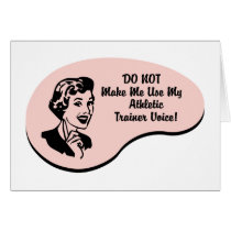 Athletic Trainer Voice Card