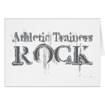 Athletic Trainers Rock Greeting Cards