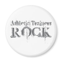 Athletic Trainers Rock Fridge Magnets