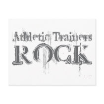 Athletic Trainers Rock Post Card