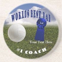 Athletic - Worlds Best Dad & #1 Coach Coaster