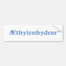 Äthylenhydrat Alkohol Auto Sticker