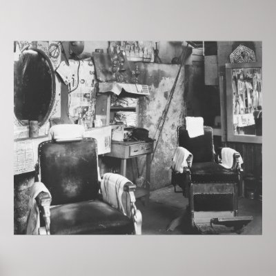 Atlanta Barber Shop: 1936 Posters by Photoblog