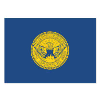 Atlanta city flag business card template