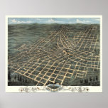 Atlanta, Georgia - 1871 (A. Ruger) BigMapBlog.com Posters