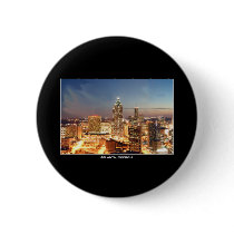 Atlanta, Georgia at Night - Beautiful Skyline Pin