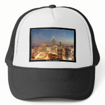 Atlanta, Georgia at Night - Beautiful Skyline Mesh Hat