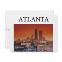 ATLANTA georgia Personalised Invitations