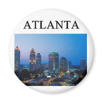 ATLANTA georgia Refrigerator Magnets