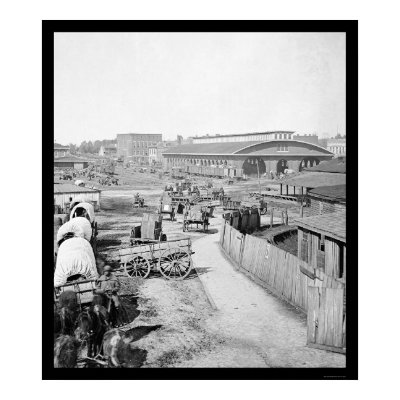 Atlanta Railroad Depot 1864 by lc_civilwar