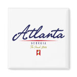 Atlanta Script Fridge Magnets
