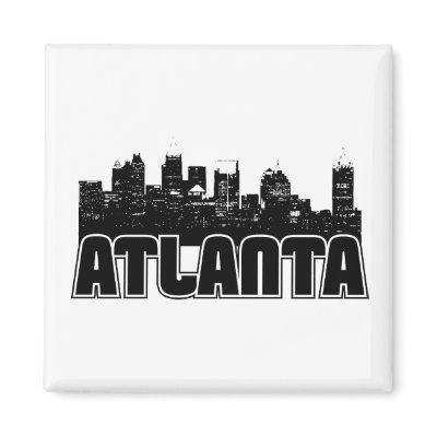Atlanta Skyline Magnet by TurnRight
