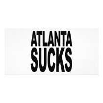 Atlanta Sucks Personalised Photo Card