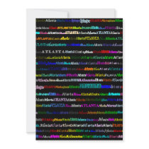 Atlanta Text Design I Invitation