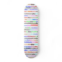 Atlanta Text Design II Skateboard