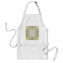 Atlantean Crafts Silver on Parchment Apron