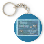 Atlantic Brant Geese Boss Birthday Keychains