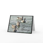 Atlantic Brant Geese Season's Greetings Series Greeting Card