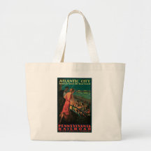 Atlantic City ~ All Year Resort Canvas Bags