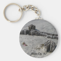 Atlantic City Beach Key Chains