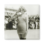 Atlantic City Beauty, early 1900s magnets