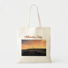 Atlantic City Canvas Bags