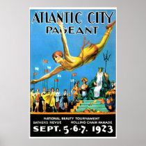 Atlantic City Pagent Reproduction Poster