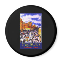 Atlantic City The Playground Of The World Refrigerator Magnet