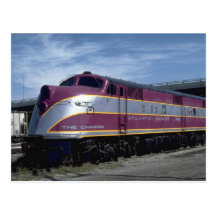 Atlantic Coast Line EMD E-6A, 1940's Vintage Postcard