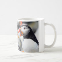 Atlantic Puffin Beaks Coffee Mug