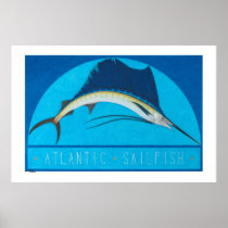 Atlantic Sailfish Posters, Prints and Frames
