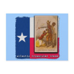 Atlantic Triangular Trade Texas Protest Tshirt postcards