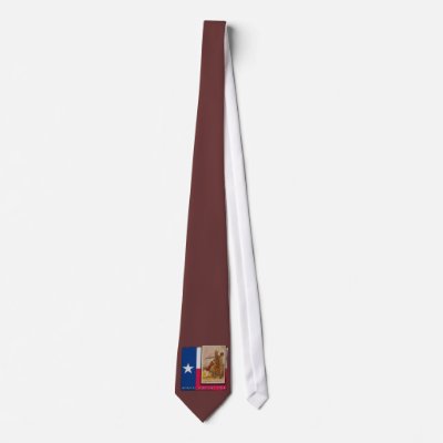 Atlantic Triangular Trade Texas Protest Tshirt Necktie by Scarebaby
