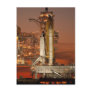 Atlantis awaiting the mission into space post card