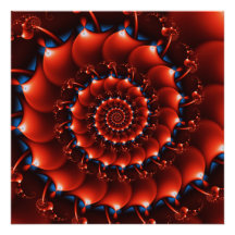 Atlantis seashell (orange) art photo