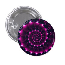 Atlantis seashell (purple) pinback buttons