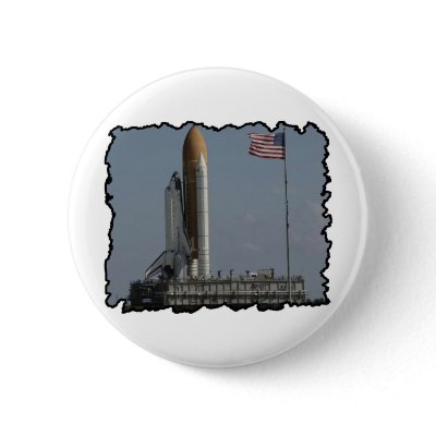 Atlantis Space Shuttle Pinback Buttons by FarewellAtlantis