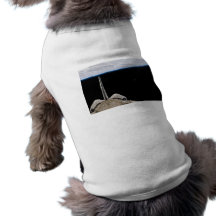 Atlantis Space Shuttle Pet T Shirt