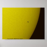 Atlantis Transiting the Sun / May 12, 2009 Poster