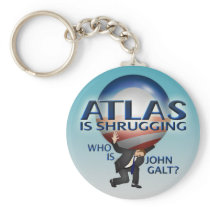 Atlas Is Shrugging Keychain