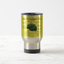 Atlas of a Geologist's Brain Funny Gifts Mugs