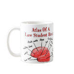 Atlas of Law Student Brain mugs