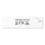 Atmospheric Scientists Rock Bumper Stickers